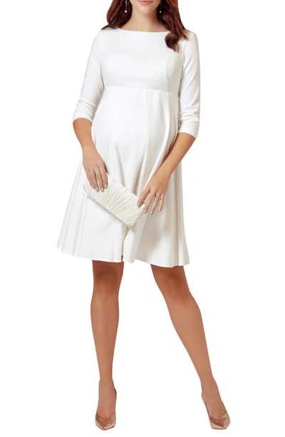 Shop Tiffany Rose Sienna Maternity Dress In Cream