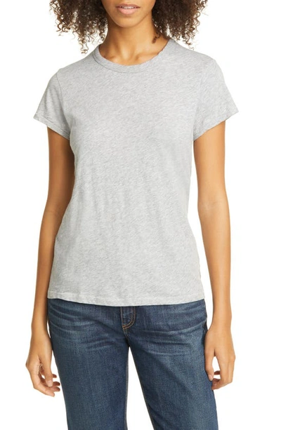 Shop Rag & Bone The Slub Tee In Heather Grey