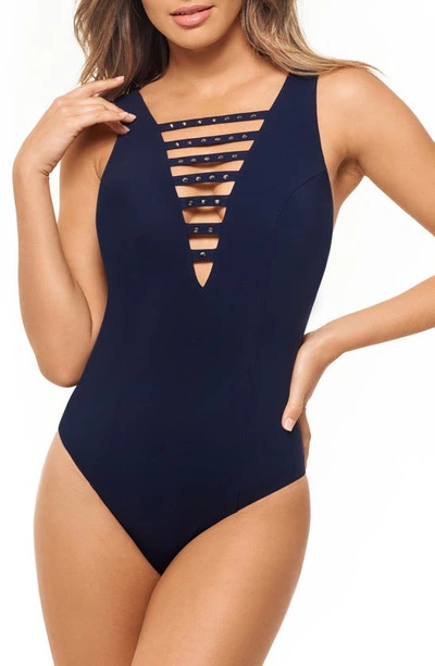 Shop Amoressa Romancing The Stone One-piece Swimsuit In Nwm