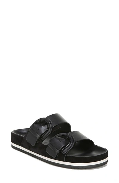 Shop Vince Glyn Slide Sandal In Black