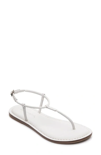 Shop Bernardo Lilly Sandal In White Leather