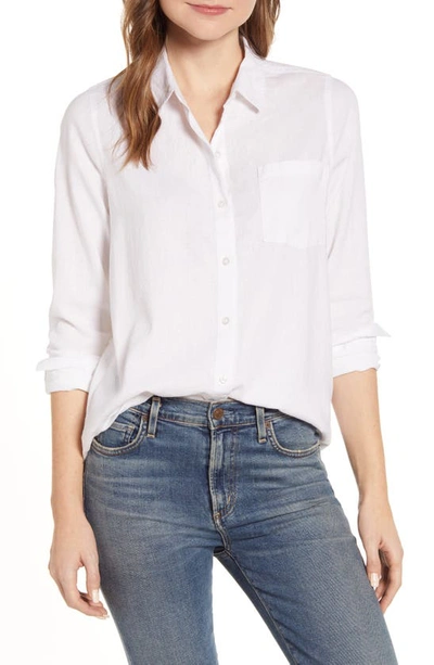Shop Lucky Brand Classic Woven Shirt In Lucky White