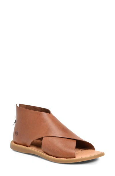 Shop Born Iwa Sandal In Brown Leather