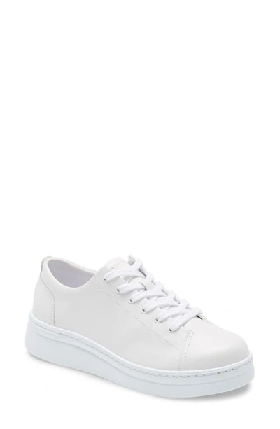 Shop Camper Runner Up Sneaker In New White Natural Leather