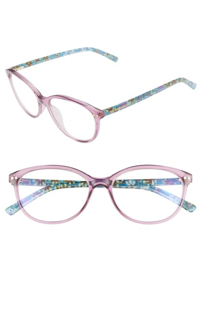 Shop Kate Spade Olive 53mm Reading Glasses In Violet