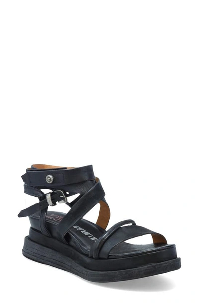 Shop A.s.98 Labo Platform Sandal In Black