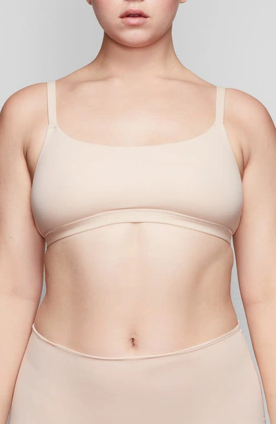 Womens Skims brown Fits Everybody Scoop-Neck Bralette | Harrods #  {CountryCode}