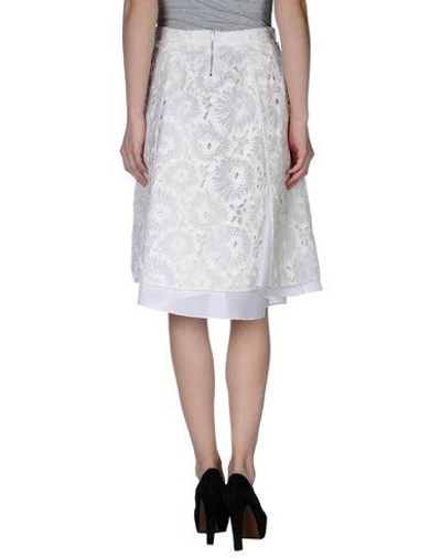 Shop Ports 1961 Knee Length Skirt In White