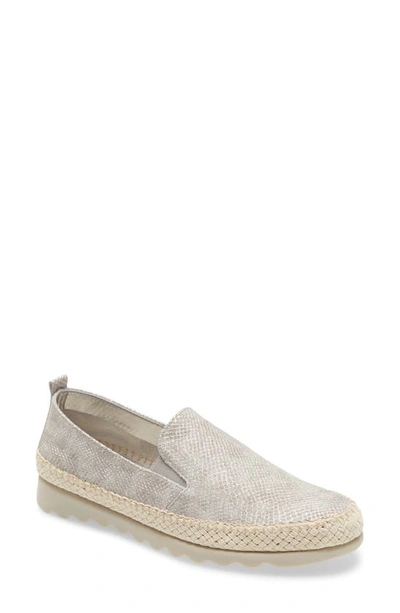 The Flexx Chappie Slip on Trainer In Canna Di Fucile Milos Leather