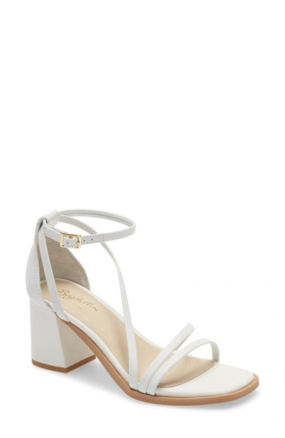Shop Seychelles Comradery Strappy Sandal In White Leather
