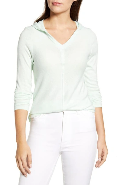 Shop Bobeau Sweater Hoodie In Opal