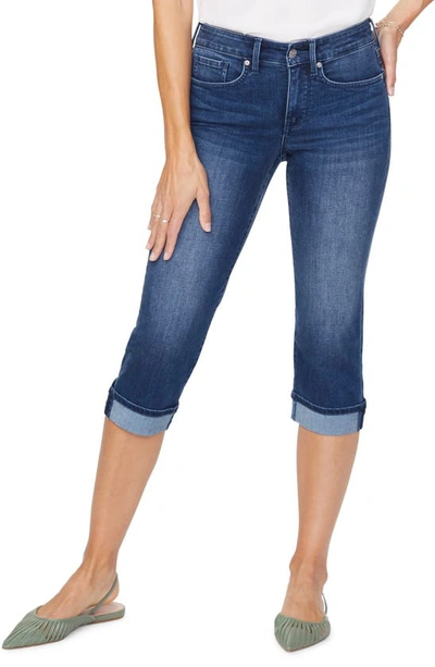 Shop Nydj Marilyn Cool Embrace Straight Crop Jeans In Solana