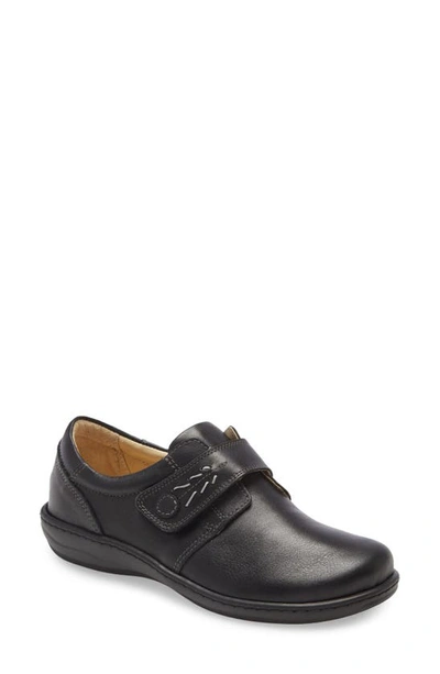 Shop David Tate Evita Slip-on In Black Leather