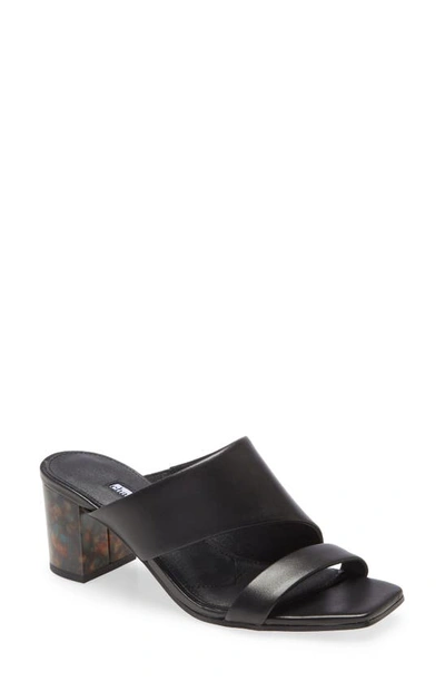Shop Charles David Chello Slide Sandal In Black Leather
