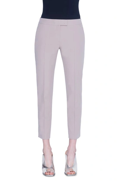 Shop Akris Punto Frankie Stretch Cotton Crop Pants In Sand