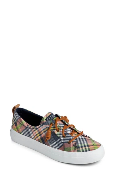 Shop Sperry Crest Vibe Slip-on Sneaker In Kick Back Plaid Textile