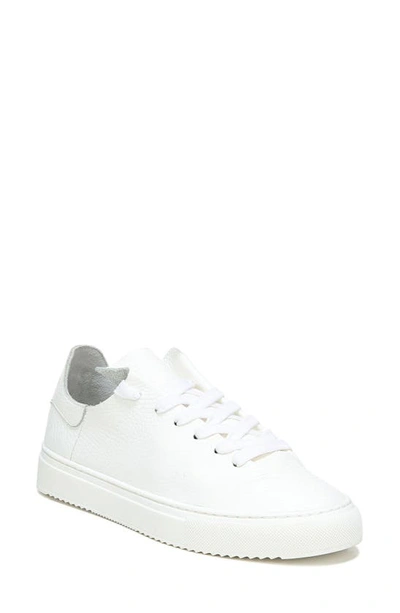 Sam Edelman Poppy Notched-sole Monochrome Sneakers Women In White