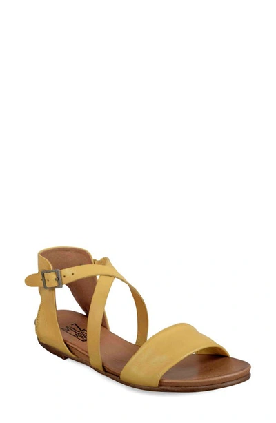 Shop Miz Mooz Aster Sandal In Yellow Leather