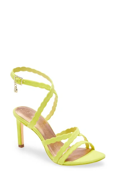 Shop Ted Baker Lillys Sandal In Lime Leather