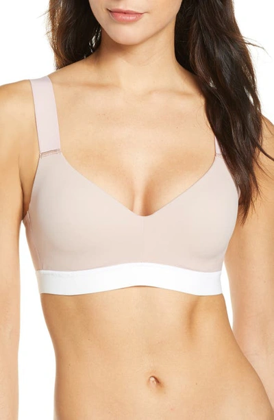 Natori Dynamic Anywhere High Impact Underwire Sports Bra In Rose Beige/ Warm White