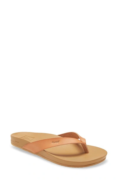 Shop Reef Cushion Bounce Court Flip Flop In Natural