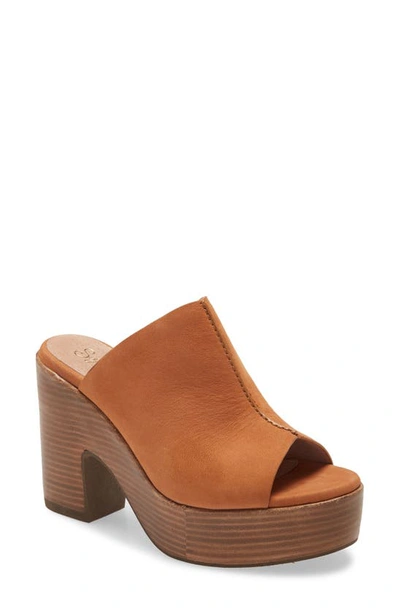 Shop Seychelles Invigorated Platform Sandal In Tan