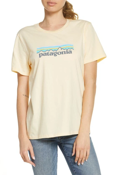 Shop Patagonia P-6 Logo Tee In Vela Peach