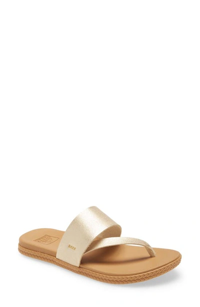 Shop Reef Cushion Bounce Sol Sandal In Champagne