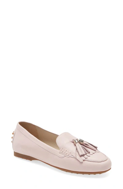 Shop Amalfi By Rangoni Damiano Tassel Driving Shoe In Peonia Parmasoft Leather