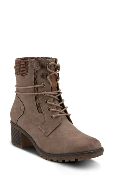 Shop Spring Step Hellewn Bootie In Taupe