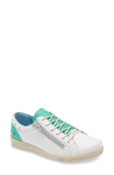 Shop Cloud Aika Sneaker In Green/ White Leather