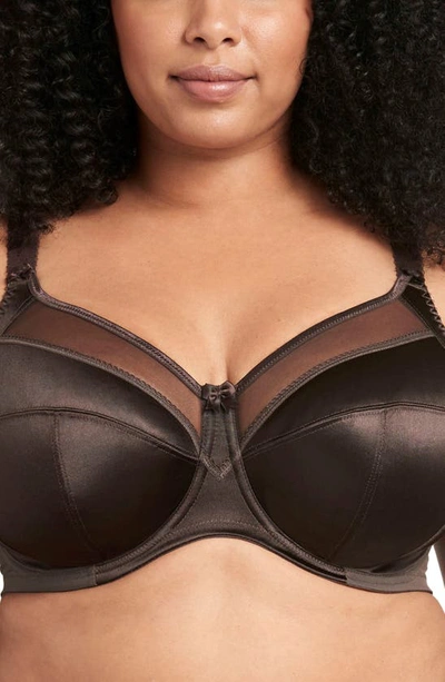 Shop Goddess Keira Full Figure Underwire Bra In Chocolate