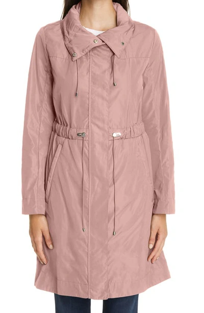 Shop Moncler Malachite Hooded Rain Jacket In 510 Pink
