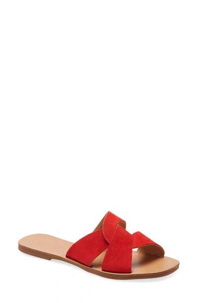 Shop Seychelles Ray Of Sunshine Slide Sandal In Red