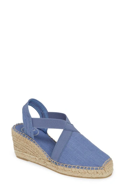 Shop Toni Pons 'ter' Slingback Espadrille Sandal In Ultramarine Fabric