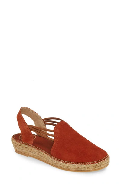 Shop Toni Pons 'nuria' Suede Sandal In Rust Suede