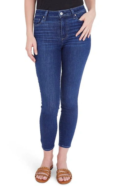 Shop Paige Hoxton Crop Skinny Jeans In Mai Tai