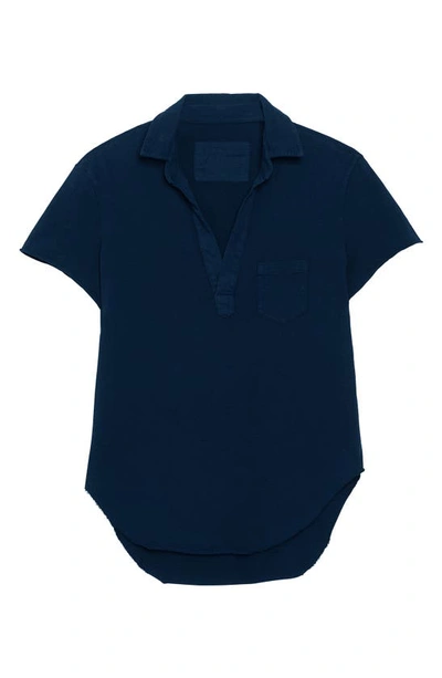 Shop Frank & Eileen Short Sleeve Polo In British Royal Navy