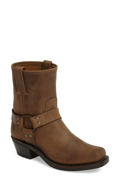 Shop Frye Harness Square Toe Engineer Boot In Tan