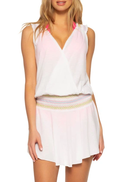 Shop Soluna Malibu Cover-up Minidress In White