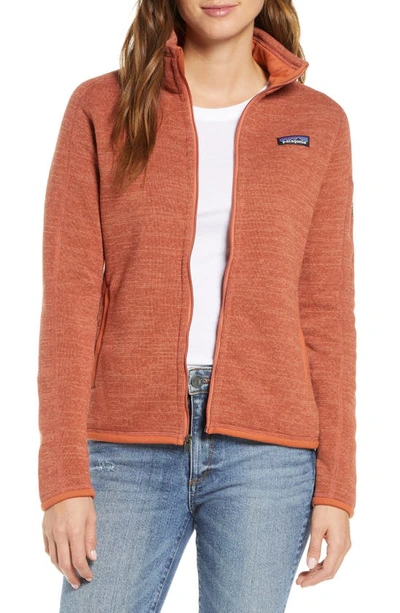 Shop Patagonia Better Sweater Jacket In Cep Century Pink