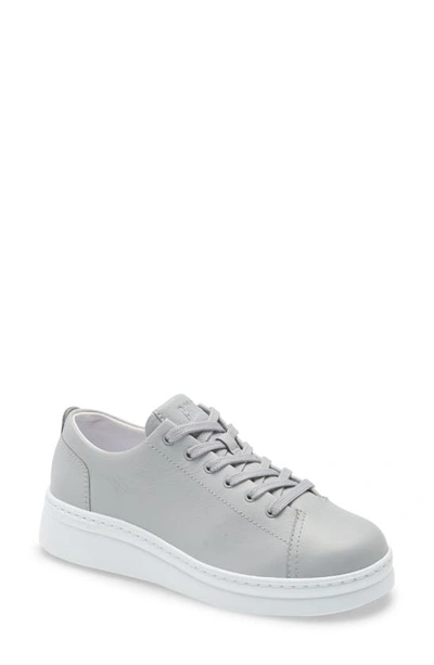Shop Camper Runner Up Sneaker In Pastel Grey Leather