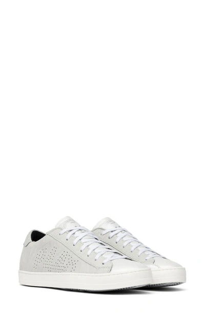 Shop P448 John Low Top Sneaker In White / Beige