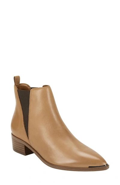 Shop Marc Fisher Ltd Yale Chelsea Boot In Tan Leather