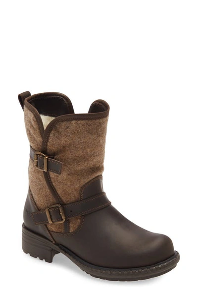 Shop Bos. & Co. Saint Boot In Dark Brown Leather