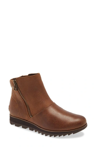 Shop Sorel Harlow Waterproof Bootie In Velvet Tan Leather