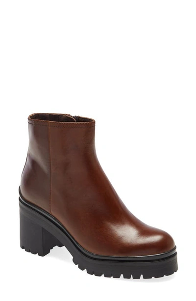 Shop Jeffrey Campbell Tracker Platform Bootie In Brown