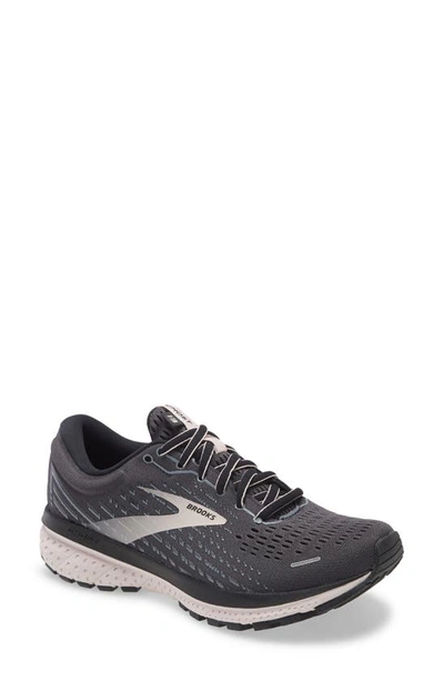 Shop Brooks Ghost 13 Running Shoe In Black/ Pearl/ Hushed Violet