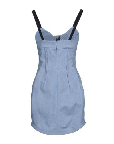 Shop Barbara Bui Short Dress In Sky Blue