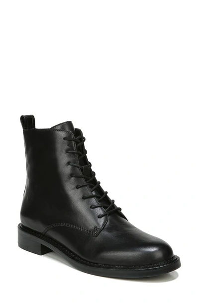 Shop Sam Edelman Nina Lace-up Boot In Black Leather